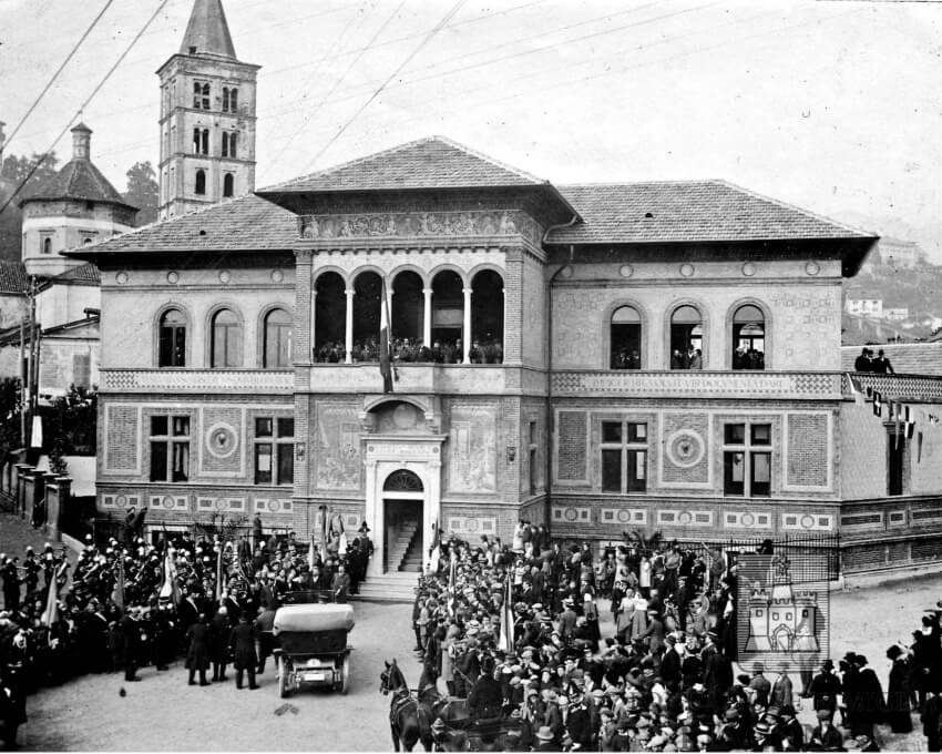 Inaugurazione del Lanificio Scuola, 20 ottobre 1911