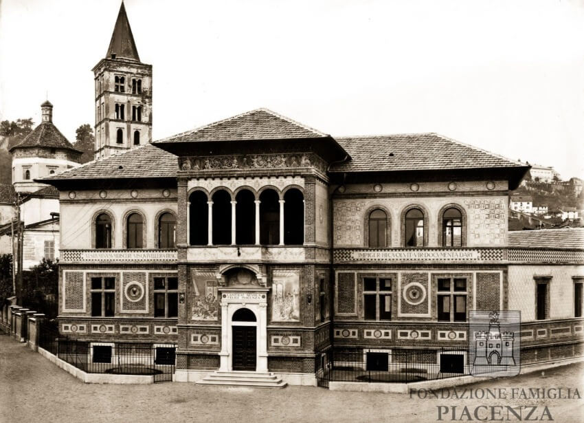 Facciata della palazzina con le aule del Lanificio Scuola