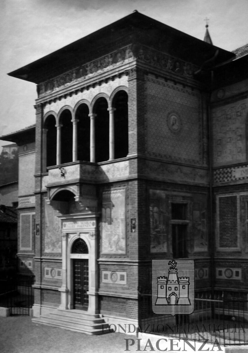 Ingresso della palazzina del Lanificio Scuola